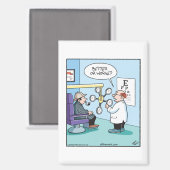 Sherlock Homes Augenarzt Magnet (Vorderseite/Rückseite)