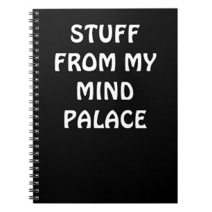 Sherlock inspiriertes MIND PALACE Notebook Notizblock