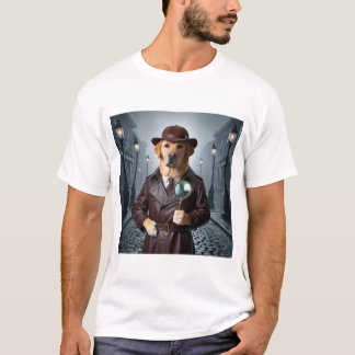 Sherlock Labrador T - Shirt: Das Rätsel entschlüss T-Shirt