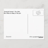 Sherlock Potted Postkarte (Rückseite)