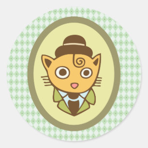 Sherlock Runder Aufkleber
