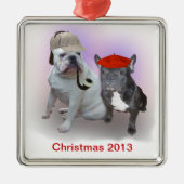 Sherlock und Dr. Silbernes Ornament (Vorne)