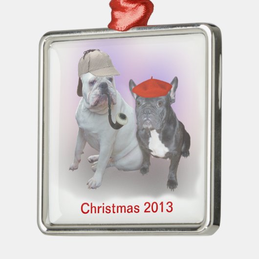 Sherlock und Dr. Silbernes Ornament (Links)