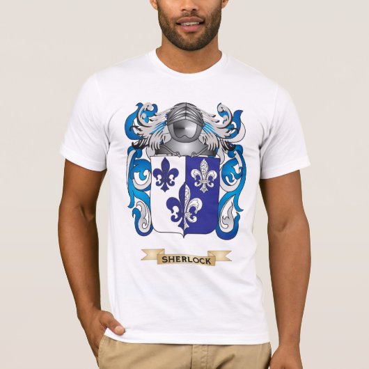 Sherlock Wappen (Familienwappen) T-Shirt (Vorderseite)