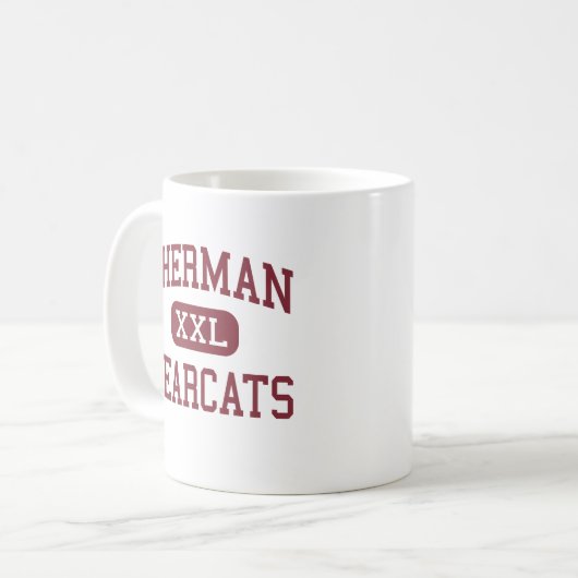 Sherman - Bearcats - Highschool - Sherman Texas Kaffeetasse (Vorderseite Links)