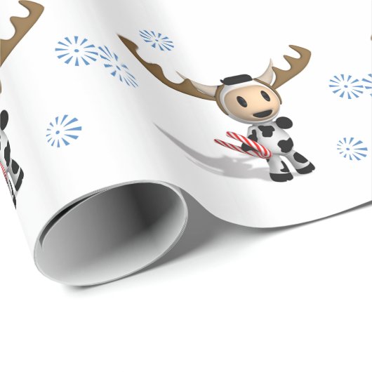 Sherman das alaskische Kuh-Packpapier Geschenkpapier (Rolleneckpunkt)