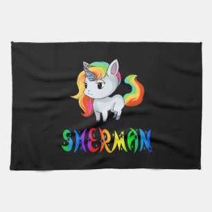 Sherman Einhorn Geschirrtuch
