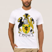 Sherman-Familienwappen T-Shirt (Vorderseite)