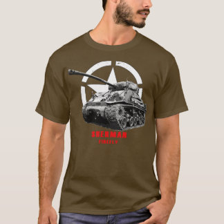 Sherman Firefly Fury Military Panzer WW2 T-Shirt