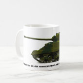 Sherman 'Firefly' Garden Armored Div... Kaffeetasse (Vorderseite Links)