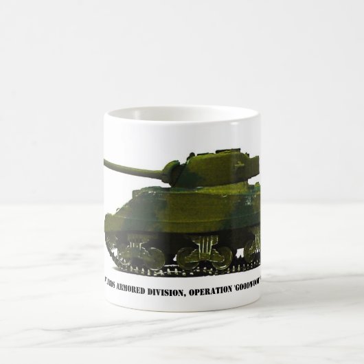 Sherman 'Firefly' Garden Armored Div... Kaffeetasse (Mittel)