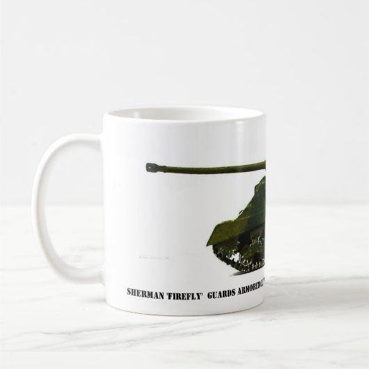 Sherman 'Firefly' Garden Armored Div... Kaffeetasse (Links)