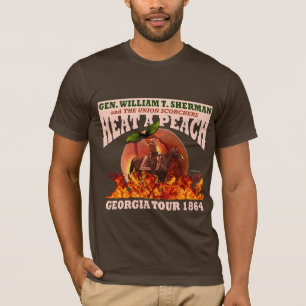 Sherman 'Heat a Peach' Tour-Shirt (dunkle Vorderse T-Shirt