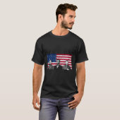 Sherman Lincoln Grant Us Flag T-Shirt (Vorne ganz)