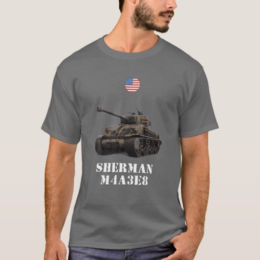 Sherman M4A3E8 Easy Eight USA Medium Tank WW2 Mili (Vorderseite)