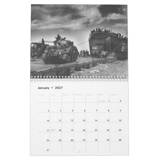 Sherman-Panzer-Kalender Kalender (Jan 2027)