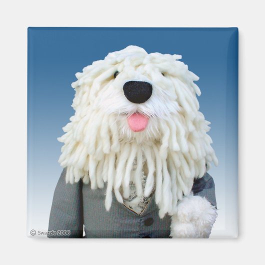 Sherman Sheepdog Magnet (Vorne)