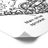 Sherman Tank Poster (Ecke)