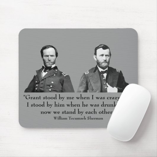 Sherman und Grant Mousepad (Mit Mouse)