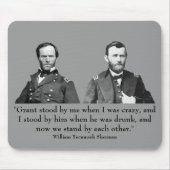 Sherman und Grant Mousepad (Vorne)