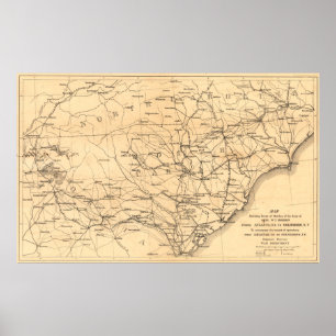 Sherman von Atlanta bis Goldsboro Poster