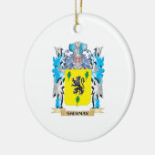 Sherman-Wappen - Familienwappen Keramikornament (Links)
