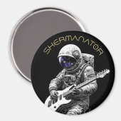 SHERMANATOR Astronaut Magnet (Vorderseite/Rückseite)