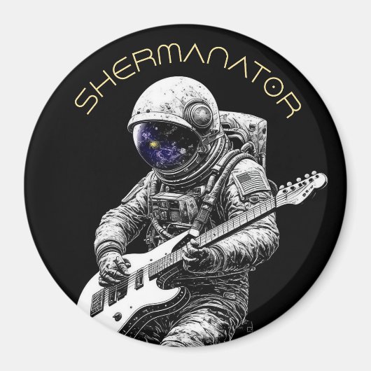 SHERMANATOR Astronaut Magnet (Vorne)