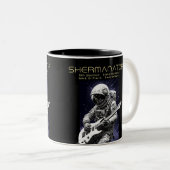 SHERMANATOR Band-Mitglieder Zweifarbige Tasse (VorderseiteRechts)