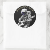 SHERMANATOR Band Runder Aufkleber (Tasche)