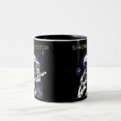 SHERMANATOR Band-Tasse Zweifarbige Tasse (Mittel)