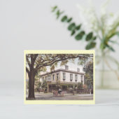 Shermans Hauptquartier, Savannah, Georgien Vintag Postkarte (Stehend Vorderseite)