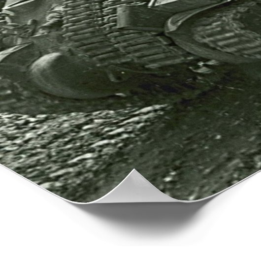 Shermans in Anzio Poster (Ecke)