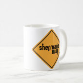 Shermans Weisen-"Zeichen-" Tasse (VorderseiteRechts)