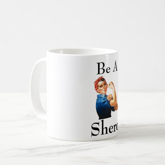 Shero Coffee Tasse (Vorderseite Links)