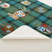 Sherpa Blanken Throw Ferguson Clan Wappen Sherpadecke (3/4)