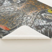 Sherpa Blanket - Augen des Tigers Sherpadecke (3/4)