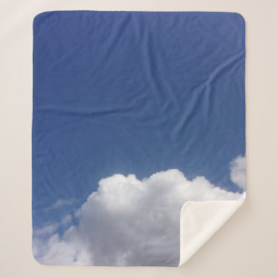Sherpa Blanket CLOUDS DESIGN Sherpadecke
