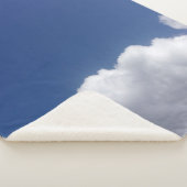 Sherpa Blanket CLOUDS DESIGN Sherpadecke (3/4)
