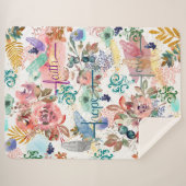 Sherpa Blanket Faith Hope Liebe Sherpadecke (Vorderseite (Horizontal))