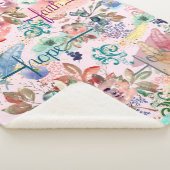 Sherpa Blanket Faith Hope Liebe Sherpadecke (3/4)