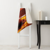 Sherpa Blanket: "Finde dein Feuer im Inneren" Sherpadecke (Beispiel)