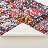 Sherpa Blanket – Fragmented Pulse Sherpadecke (3/4)