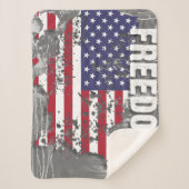 Sherpa Blanket – Freedom Job Sherpadecke (Vorderseite)