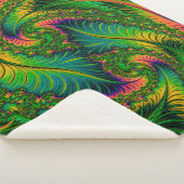 Sherpa Blanket (Green Leaf) Sherpadecke (3/4)