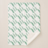 Sherpa Blanket - Green Pattern Sherpadecke (Vorderseite)