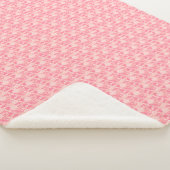 Sherpa Blanket-Großdruck Rosa Sherpadecke (3/4)