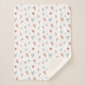 Sherpa Blanket - Hearts Pattern Sherpadecke (Vorderseite)
