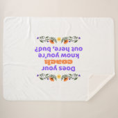 Sherpa blanket hockey gift does coach know sherpadecke (Vorderseite (Horizontal))