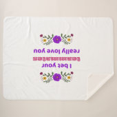 Sherpa Blanket Hockey Rink Blanket Teammates Sherpadecke (Vorderseite (Horizontal))